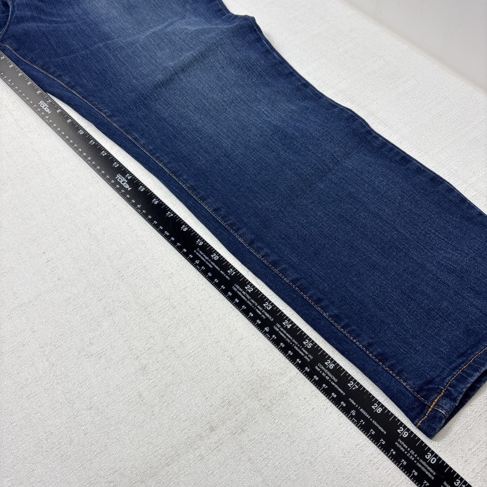 Tommy Hilfiger Men's Straight‎ Dark Wash Jeans Size 40x30 Stretch Whiskered - Picture 14 of 14